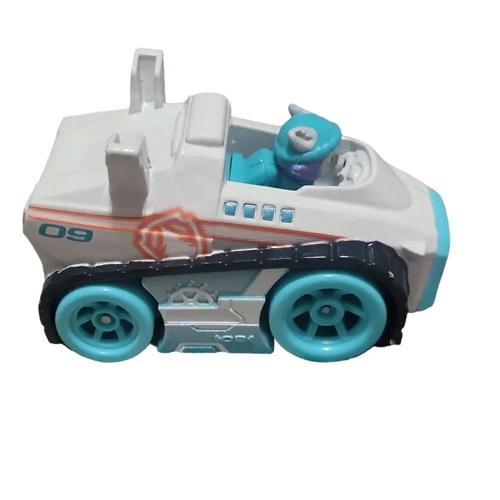 Paw Patrol neon die-cast rescue vehicle set